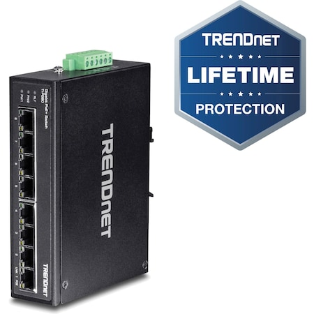 Trendnet 8Pt HI Gigabit POEPlus Switch, TIPG80 TIPG80